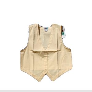 COPY - Yellow Broadcloth Vest XL NWT